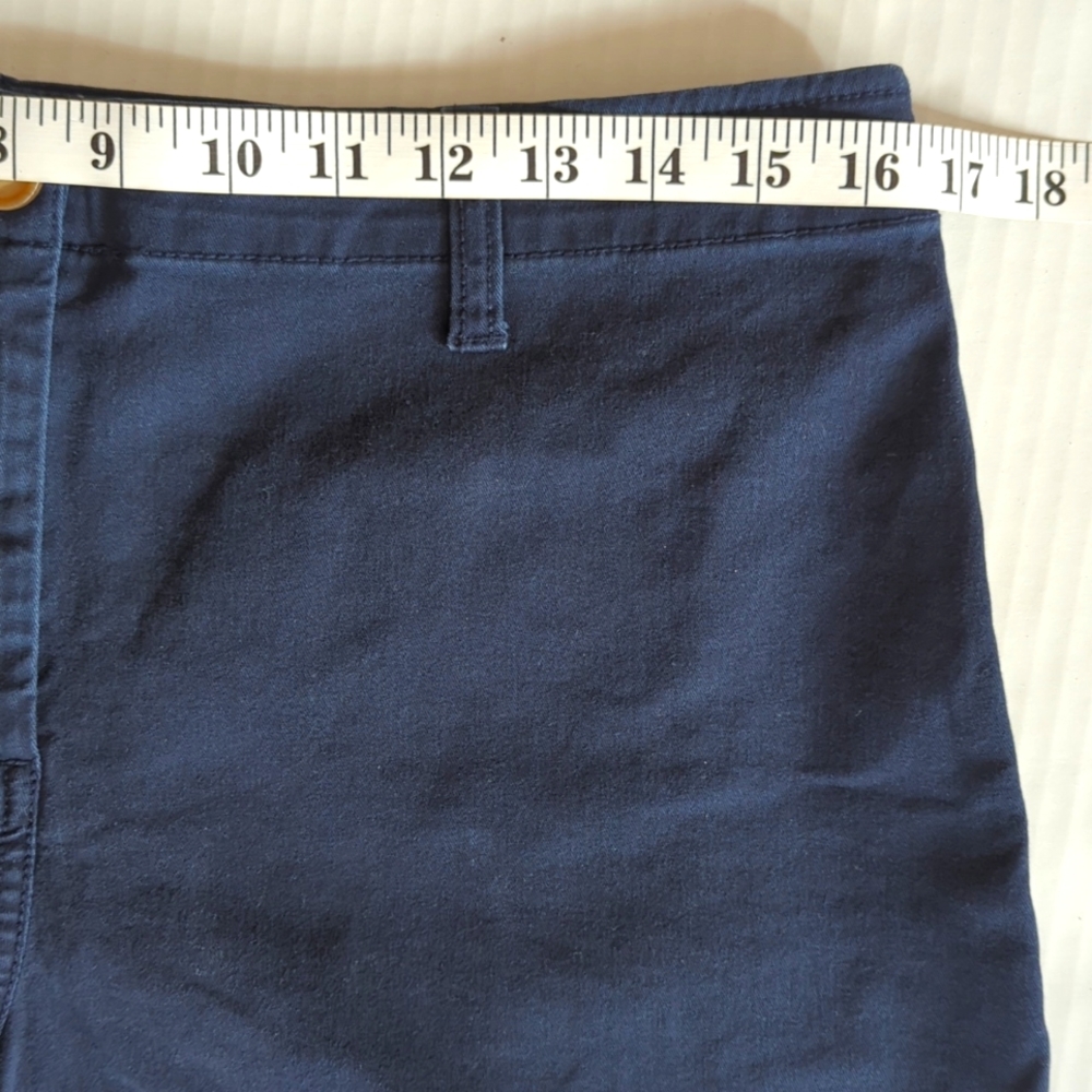 Loft Outlet 4" Shorts 10 Navy Blue - Picture 11 of 11